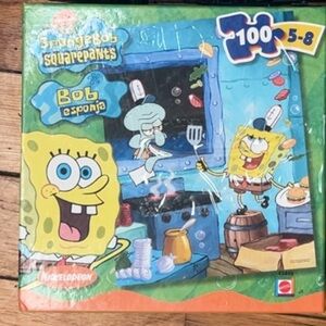 Nickelodeon SpongeBob SquarePants 100-Piece Puzzle - Green and Blue